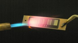 inotec Photo Barcode Etikett Ceralabel hitzefest